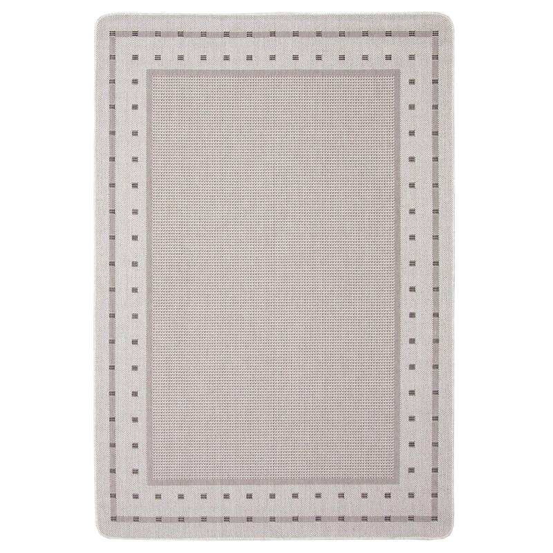 ECARPETGALLERY Nadia Indoor/ Outdoor Rug - 4'4 x 6'5 - Grey