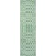 JONATHAN Y Trebol Moroccan Geometric Textured Weave Indoor/Outdoor Area Rug - 2 X 10 - Ivory/Green