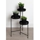 preview thumbnail 1 of 86, Kate and Laurel Finn Metal 3-tier Modern Plant Stand - 16x21x30