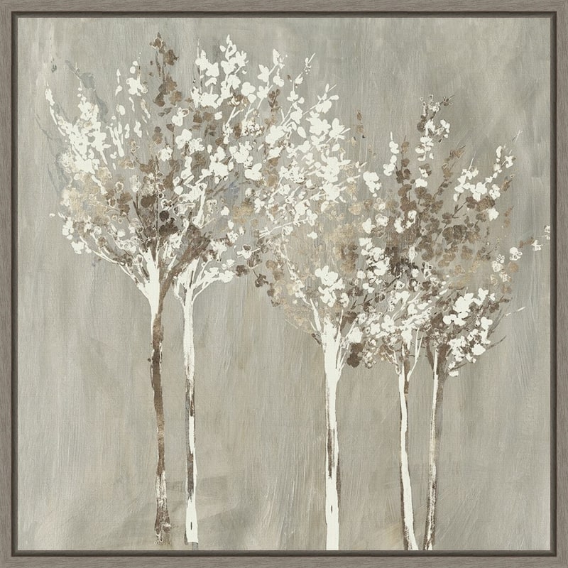 Dusky (Trees) by Allison Pearce Framed Canvas Art
