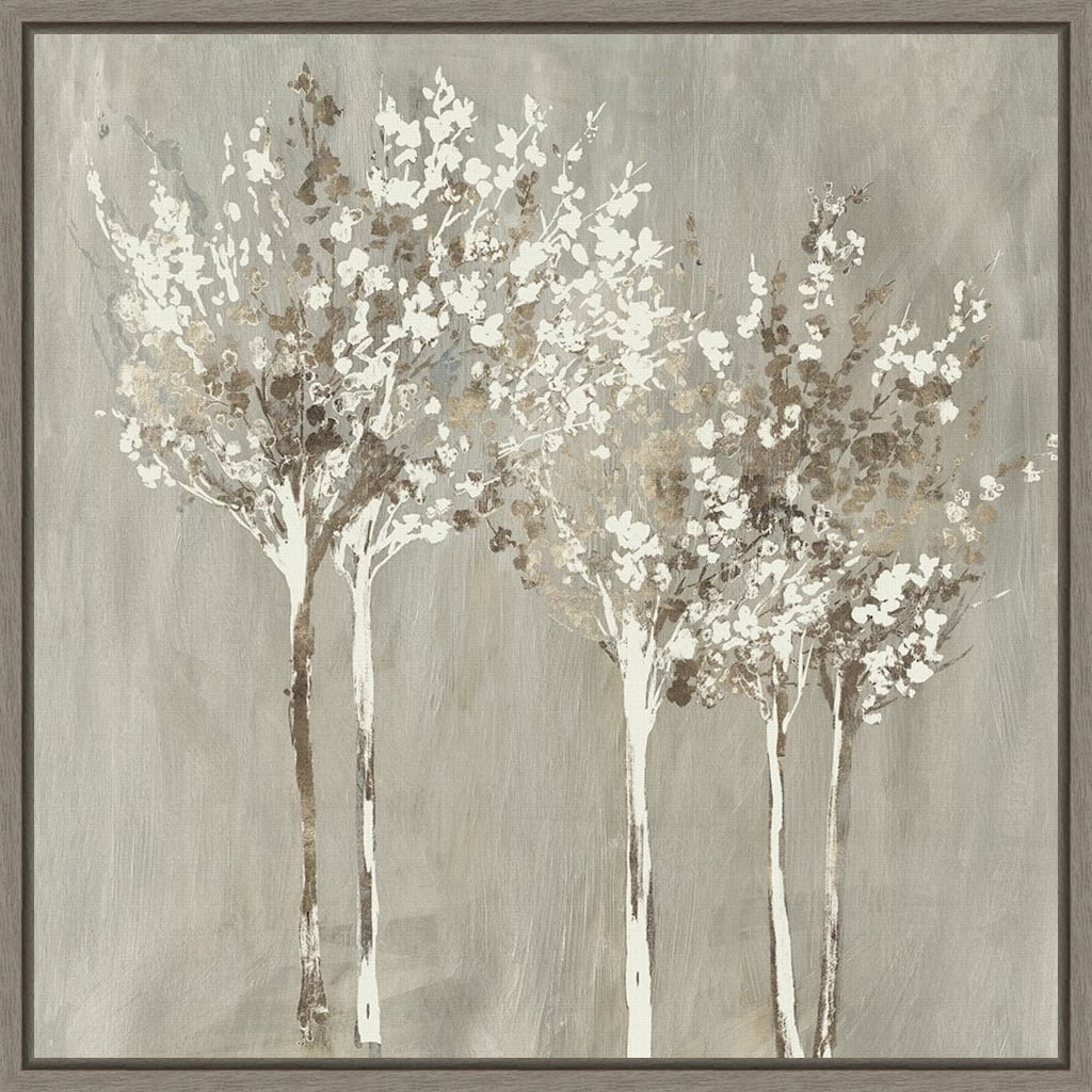 Dusky (Trees) by Allison Pearce Framed Canvas Art