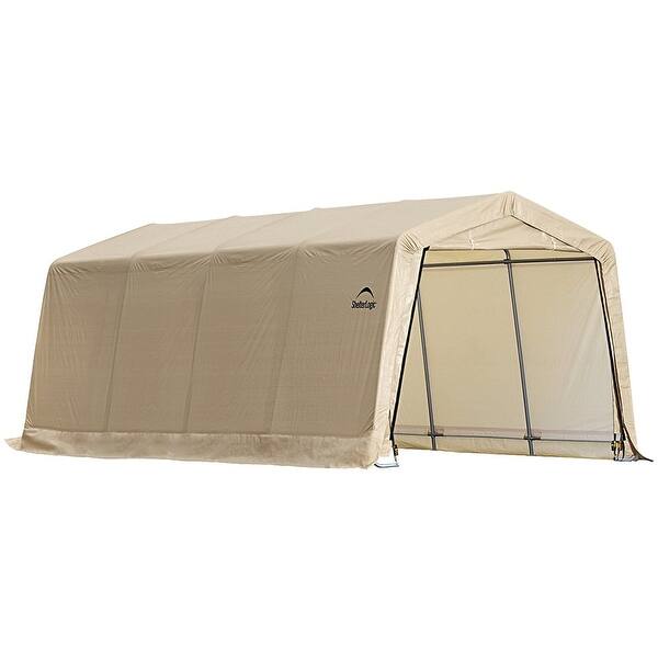 Shop Shelterlogic Autoshelter 1020 Instant Garage 10 X 20 X 8 Overstock 18544052