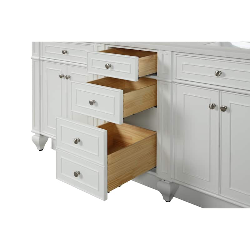 Winston 72" Double Vanity in White