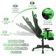 preview thumbnail 53 of 56, Costway Massage Gaming Chair Reclining Racing Office Computer Chair