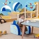 preview thumbnail 3 of 4, 3-in-1 Convertible Kid's Sofa Multifunctional Flip-out Lounger Bed