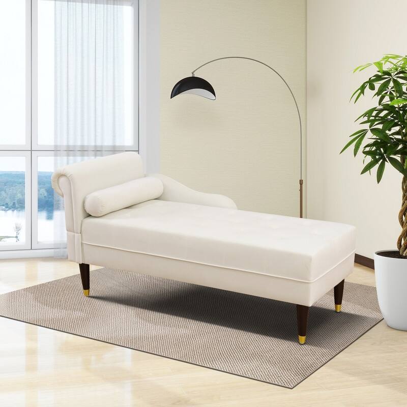 Modern Sherpa Chaise Lounge – Cozy Accent Chair for Living Room & Bedroom