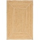 preview thumbnail 2 of 38, Nourison Terrazzo Jute Indoor only Solid Area Rug 4' x 6' - Natural