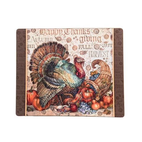 Traditional Turkey Hardboard Placemat - Brown