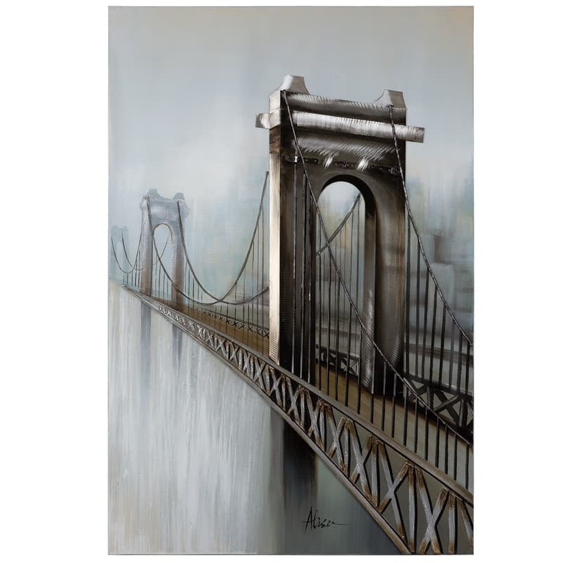 Yosemite Home Decor 'Gateway to the City' Original Hand-Painted Canvas Art - Multi-Color
