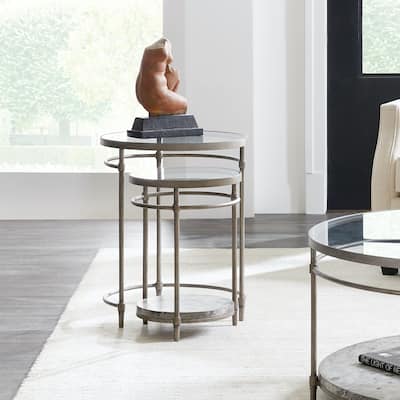 Hooker Furniture Modern Industrial Set of (2) Nesting Tables with