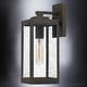 preview thumbnail 3 of 6, Luxury Modern Farmhouse Outdoor Wall Sconce, 14.25"H x 5"W, with Casual Style, Bygone Bronze, by Urban Ambiance