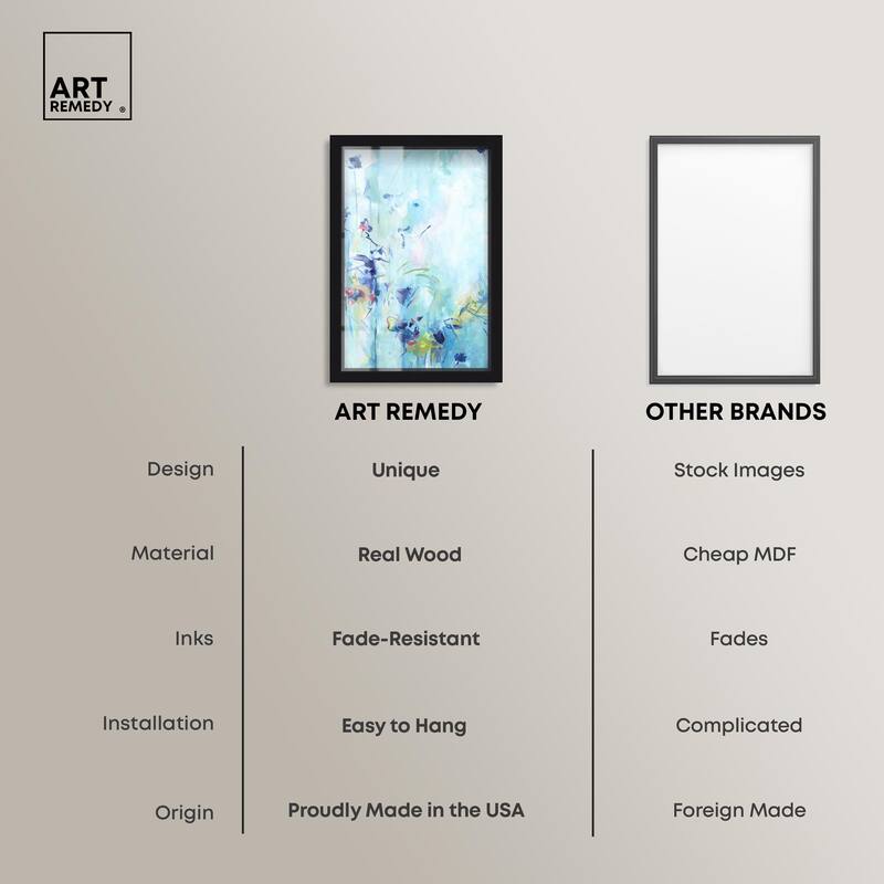 Heavenly Blue I Shadowbox by Art Remedy