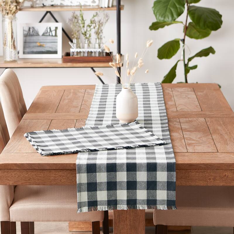 DII Heavyweight Fringed Table Runner