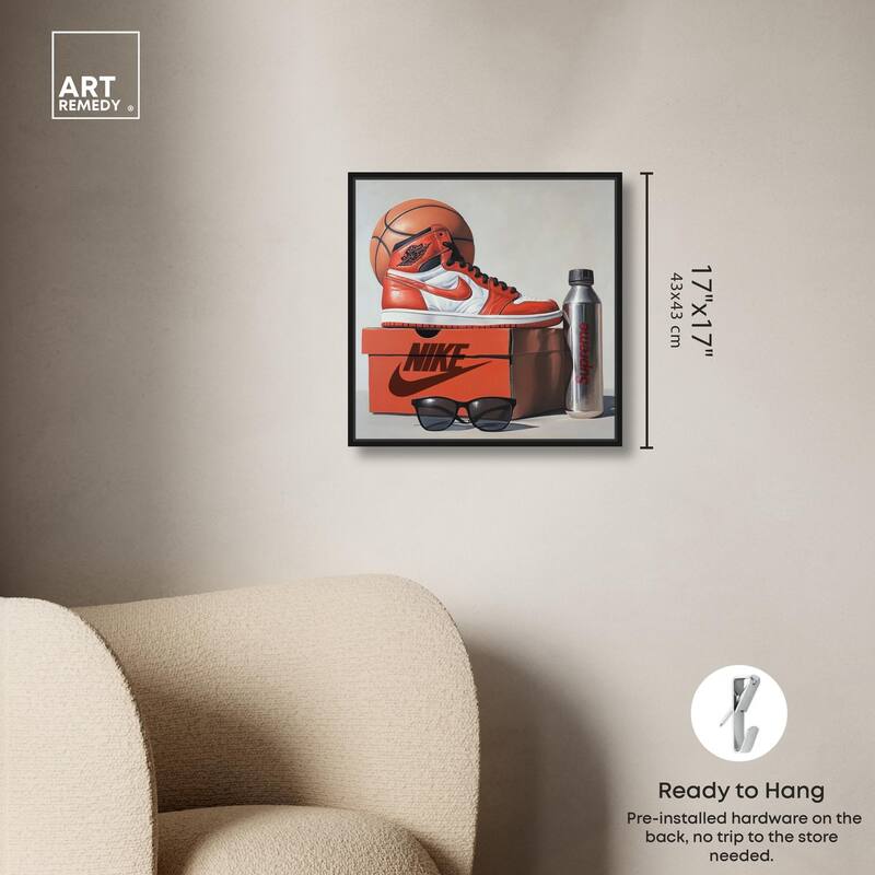 Basketball Practice Canvas by Art Remedy