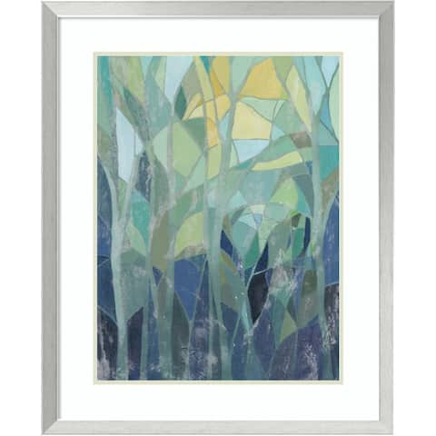 Framed Art Print 'Stained Glass Forest I' by Grace Popp 26 x 32-inch