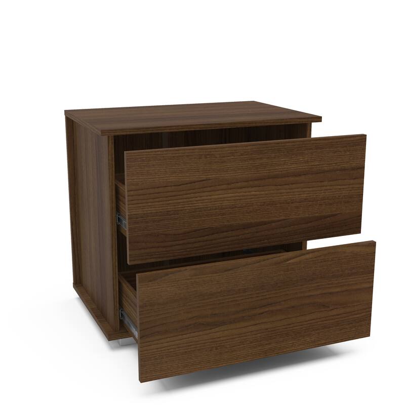 Polifurniture Madison Modern 2 Drawer Nightstand