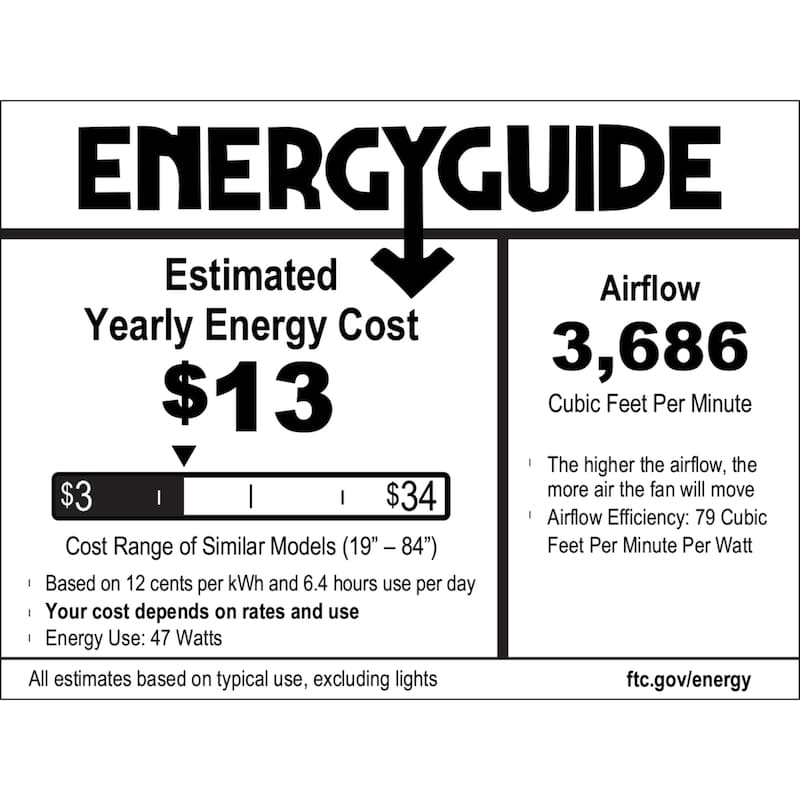 Hunter 52" Sea Point Outdoor Ceiling Fan with LED Light Kit and Pull Chain, Wet Rated