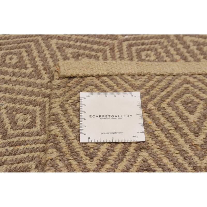 Nevada Brown Kilim 5'2" x 7'4" - 5'2 x 7'4