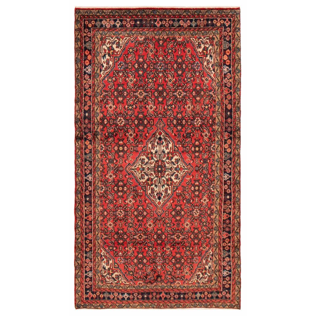 Andelz Red Rug 4'10" x 8'10" - 4'10 x 8'10