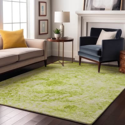 Premium Washable Super Soft Solid Abstract Mayfield Rug