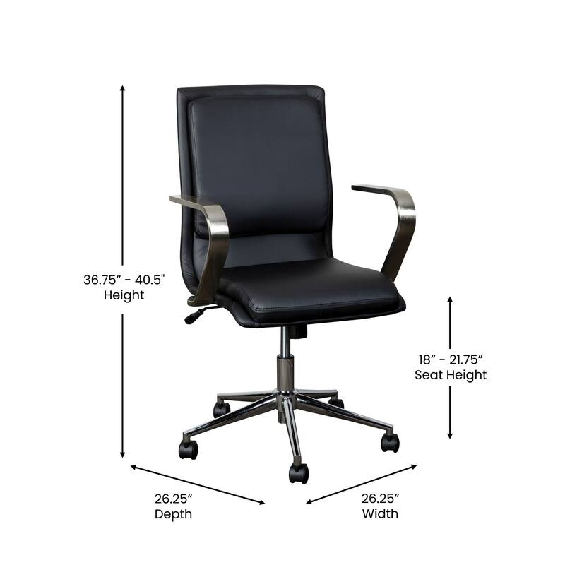 Designer Executive Swivel Office Chair with Arms
