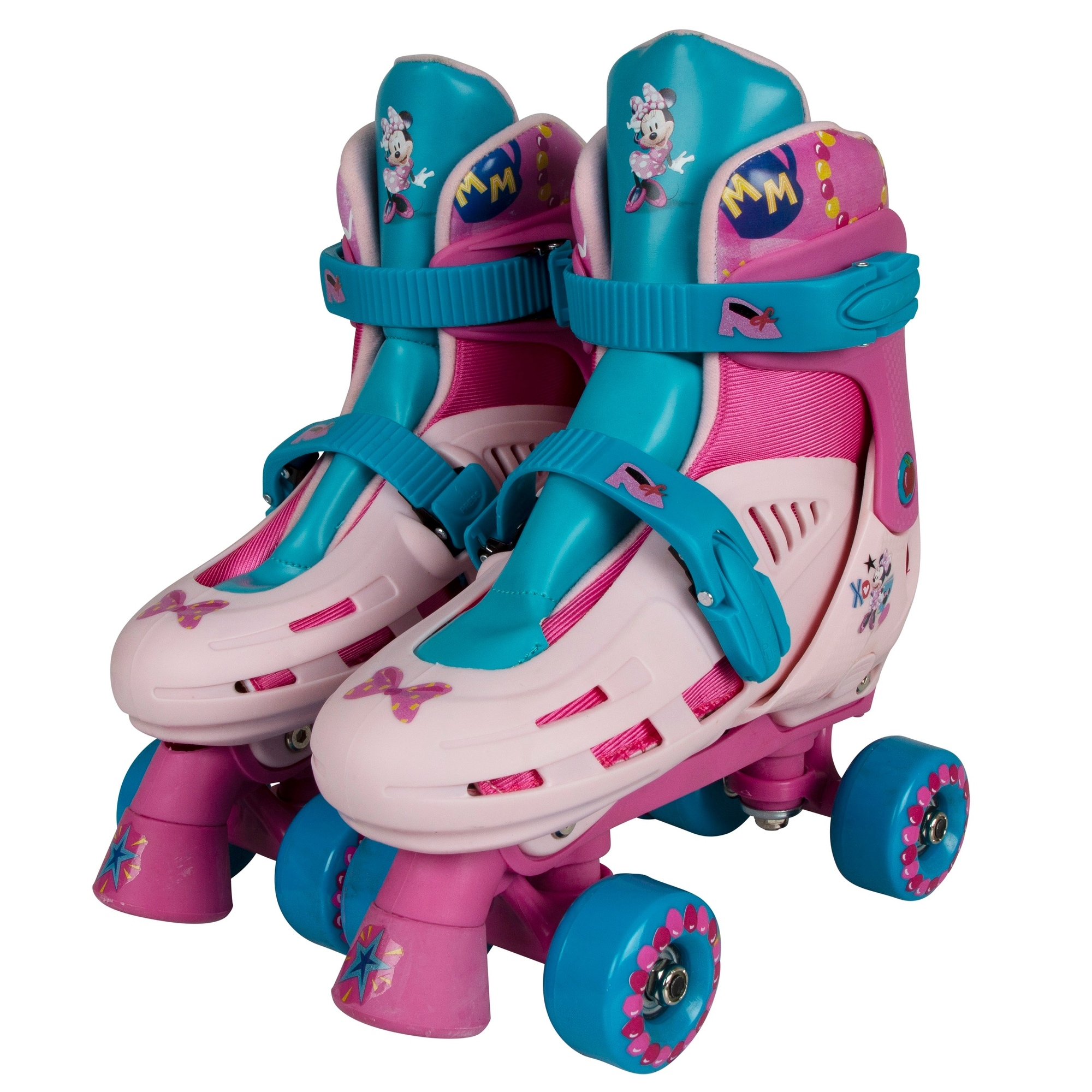 Playwheel PJ Masks Beginner Quad Roller Skates with Toe Brake 4X Adjustable