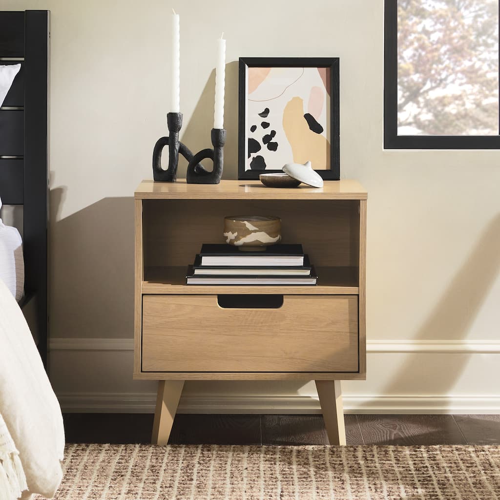 Walker Edison Modern 1-Drawer Nightstand