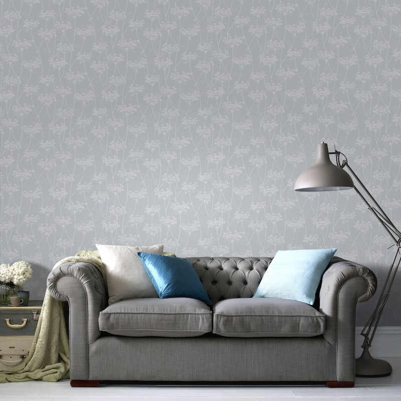Graham & Brown Aura Blue Wallpaper - 20.5 X 396