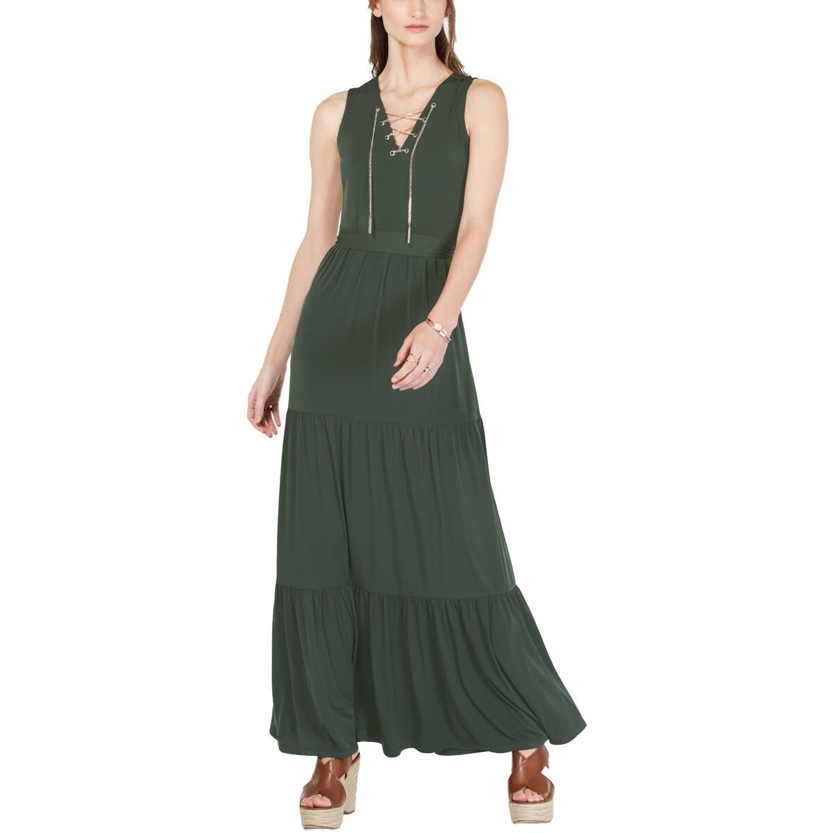 michael kors lace up dress