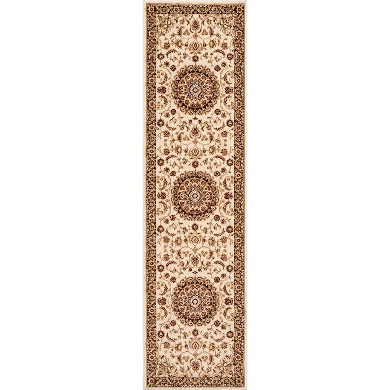 Well Woven Dulcet Mykonos Traditional Oriental Persian Area Rug - 2' 7" x 9' 10" - Ivory