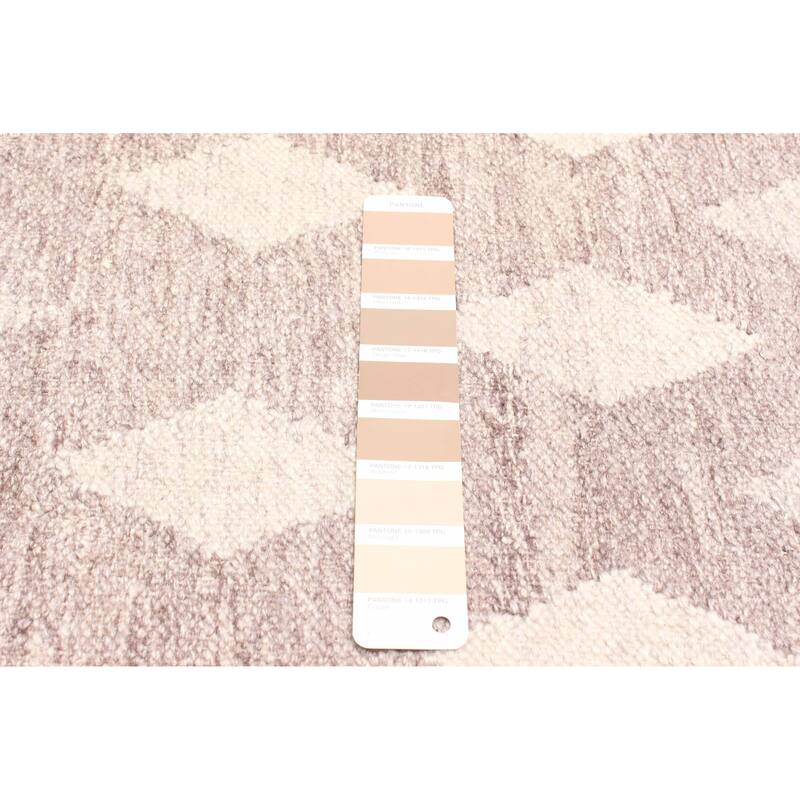 ECARPETGALLERY Flat-Weave Ankara FW Brown Wool Kilim - 5'1 x 7'11