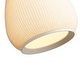 preview thumbnail 3 of 2, Golden Lighting Tela Integrated LED 18in Pendant in Sand Yellow - Beige