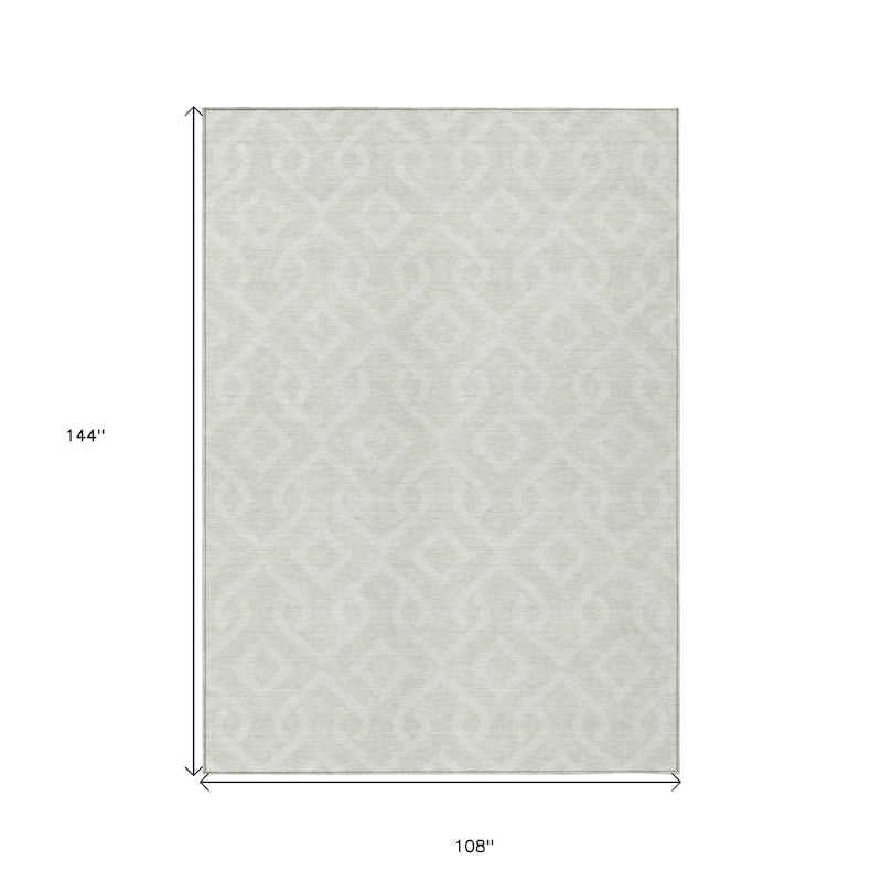 HomeRoots Geometric Transitional Rectangle Outdoor Rug