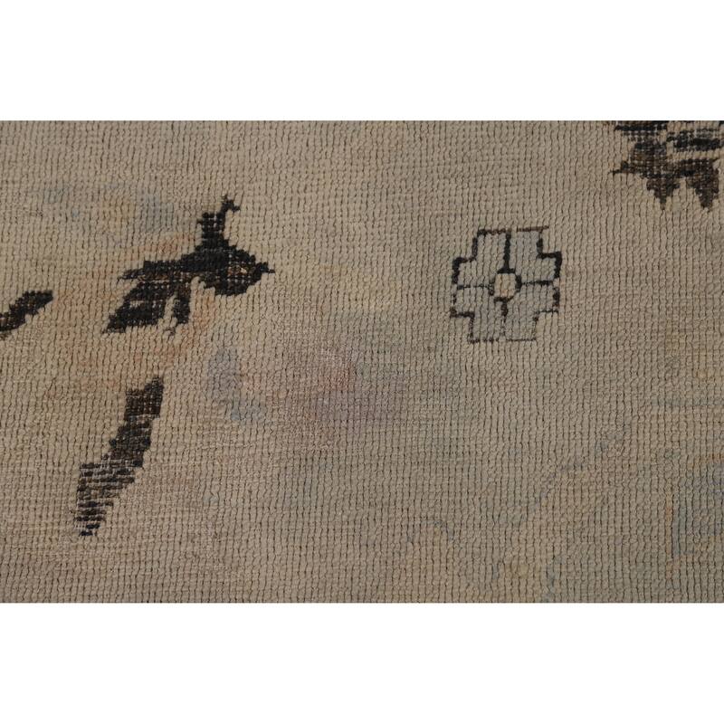 Oushak Oriental Area Rug Handmade Wool Carpet - 8'3"x 11'1"