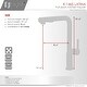 preview thumbnail 20 of 54, STYLISH Latina Single Handle Pull Down Kitchen Faucet