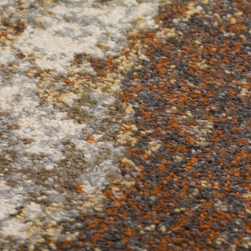 Addison Barkley Distressed Canyon Abstract Accent Rug