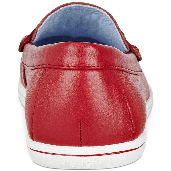 tommy hilfiger butter leather loafers