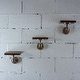 preview thumbnail 14 of 16, Furniture Pipeline Ames 3-piece Industrial Decorative Wall Shelf Set