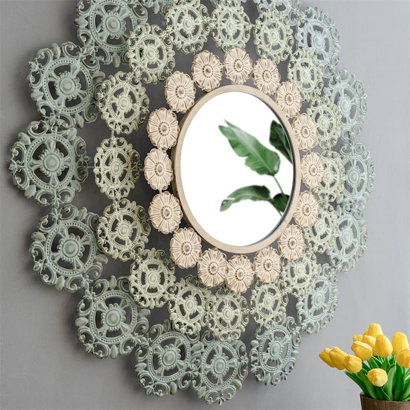 D38x3.5" Mcguire Medallion Mirror