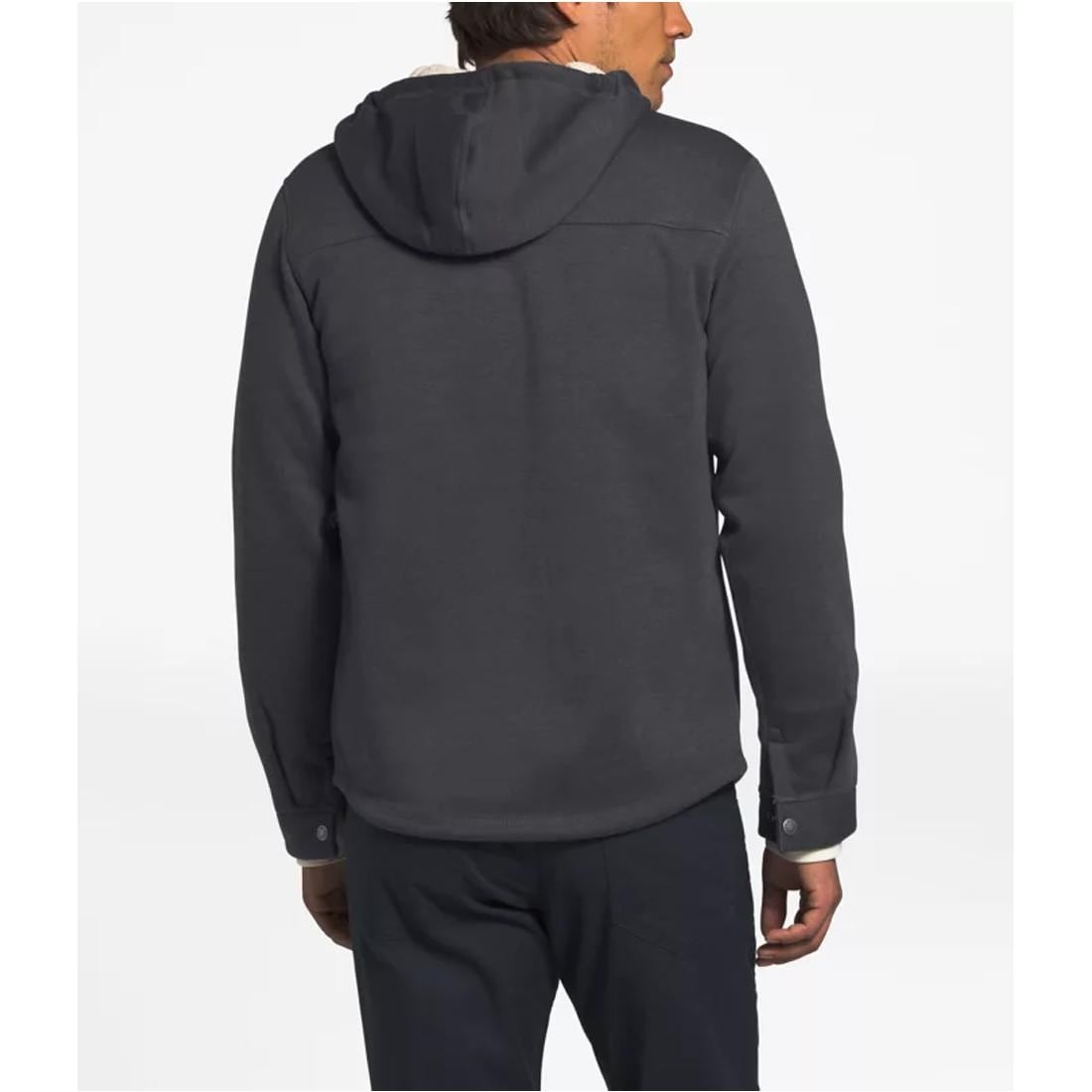 north face sherpa patrol snap up hoodie