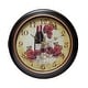 preview thumbnail 8 of 16, Copper Grove Kaffir 12-inch Classic Kitchen Round Clock - 12 x 2 x 12 - 12 x 2 x 12