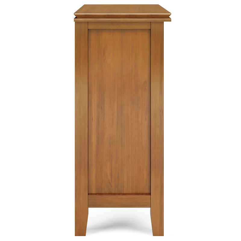 WYNDENHALL Stratford SOLID WOOD 30 inch Wide Low Storage Cabinet - 30"w x 14"d x 31" h