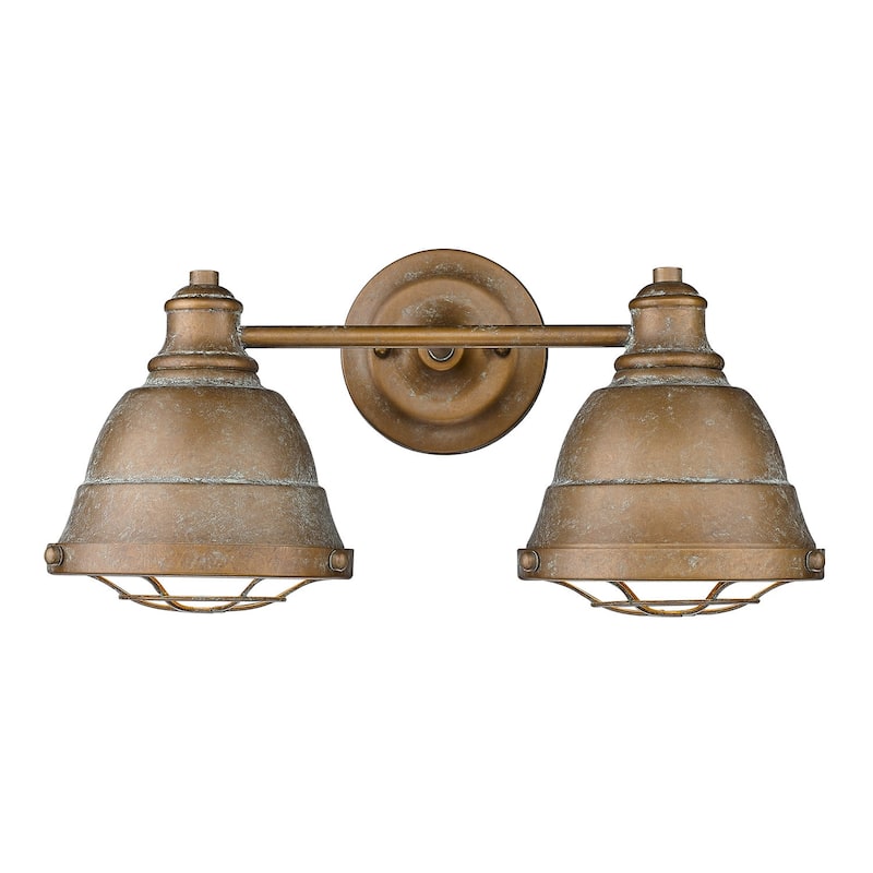 Golden Lighting Bartlett 2 Light 17" Wide Bathroom Vanity Light