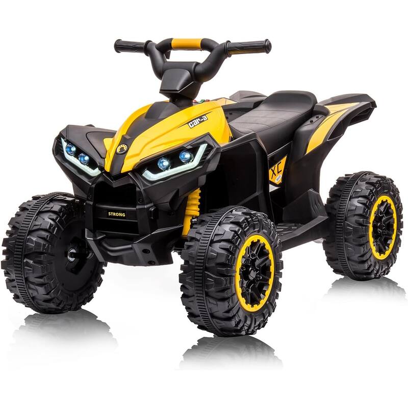 12V 7A Kids ATV Ride On Car - Yellow