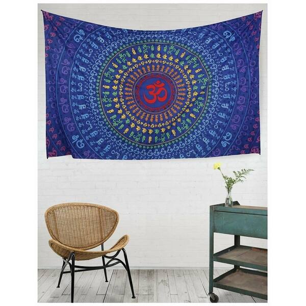 3d Universal Om Tapestry Wall Art Huge Poster 60x90 Inches Beach Sheet 60 X 90 Inches On Sale Overstock 22