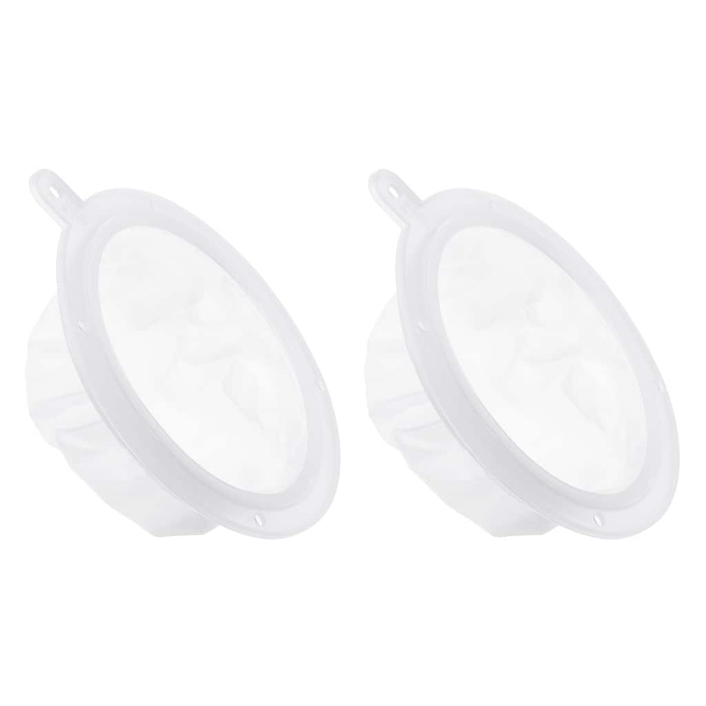 2Pcs 5.4" O.D. 80 Mesh Food Filter Strainer Fine Mesh Filters Strainers White