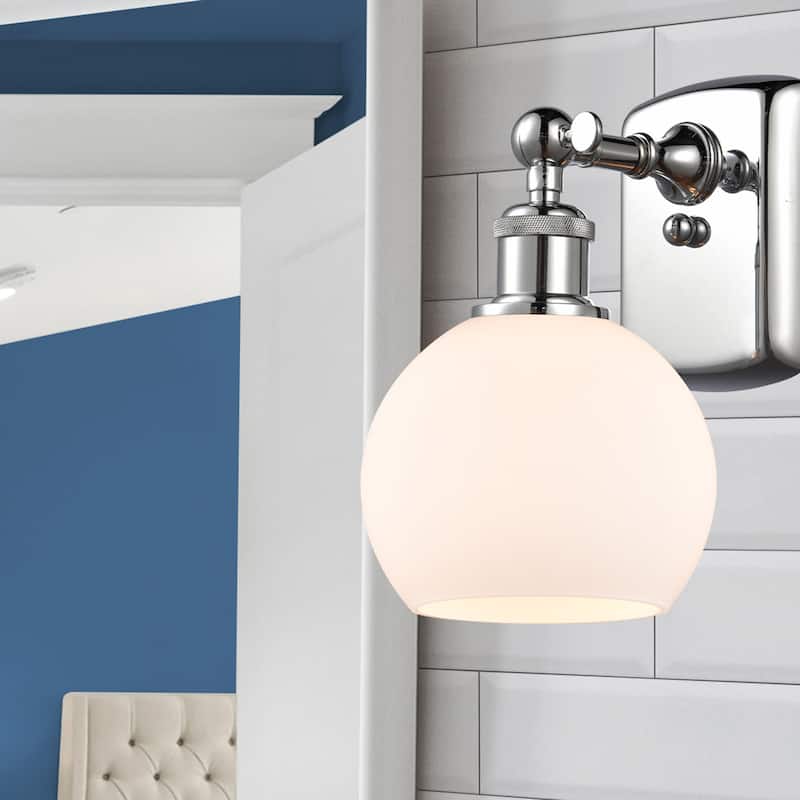 Innovations Lighting 516-1W-9-6 Athens Sconce Athens 9" Tall Wall