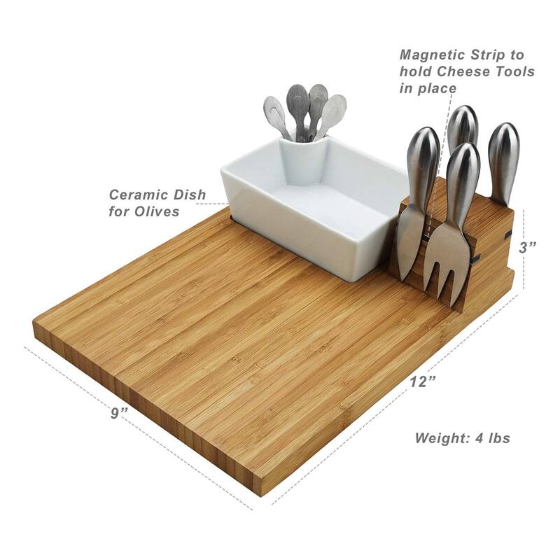 NCAA Georgia Tech Yellow Jackets Bamboo Cheese & Charcuterie Board