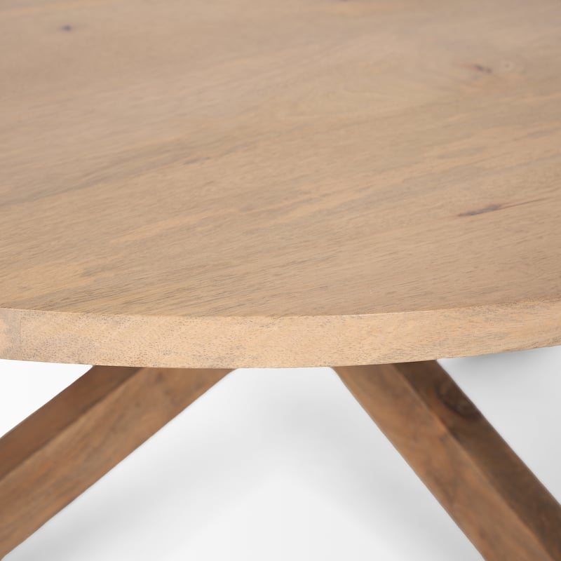 Solana Light Brown Wood Coffee Table