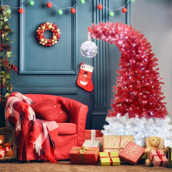 Unique Bendable Santa Hat Style Christmas Tree